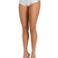 Leg Avenue Lame Ruffle Back Shorts - Silver - Large