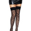 Leg Avenue Leopard Net Thigh Highs with Band Top