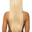 Leg Avenue Long Straight 33 Center Part Wig - Blonde/Yellow - One Size