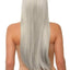 Leg Avenue Long Straight 33 Center Part Wig - Grey - One Size