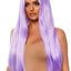 Leg Avenue Long Straight 33 Center Part Wig - Lavender/Purple - One Size