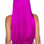 Leg Avenue Long Straight 33 Center Part Wig - Raspberry/Red - One Size