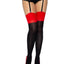 Leg Avenue Lycra Cuban Heel Two Toned Stocking