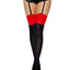 Leg Avenue Lycra Cuban Heel Two Toned Stocking