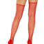 Leg Avenue Lycra Industrial Net Stockings - Red - One Size