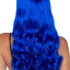 Leg Avenue Misfit Long Wavy Bang Wig - Blue - One Size