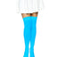 Leg Avenue Nylon Over The Knee - Blue/Neon Blue - One Size