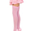 Leg Avenue Nylon Over The Knee - Pink - One Size