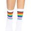 Leg Avenue Pride Crew Socks - Rainbow - One Size