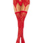 Leg Avenue Rachel Lace Thigh Highs and Crossover Garter Belt