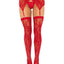 Leg Avenue Rachel Lace Thigh Highs and Crossover Garter Belt