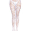 Leg Avenue Seamless Chantilly Floral Lace Tights
