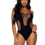 Leg Avenue Seamless Shredded Racer Back Thong Bodysuit