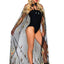 Leg Avenue Sheer Glitter Flame Devil Cape and Devil Horns