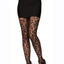 Leg Avenue Sheer Leopard Tights - Animal Print/Black - One Size