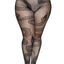 Leg Avenue Snake Net Tights - Black - Queen/XLarge/XXLarge