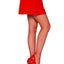Leg Avenue Spandex Industrial Net Tights - Red - One Size