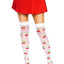 Leg Avenue Spandex Sheer Polka Dot Cherry Thigh Highs