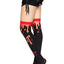 Leg Avenue Splatter Thigh Highs - Red - One Size