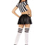 Leg Avenue Time Out Ref Crop Top, Pleated Skirt, and Whistle