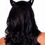 Leg Avenue Vinyl Devil Horns - Black - One Size