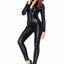 Leg Avenue Wet Look Cat Suit - Black - Small