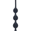 Levelz Waterdrop Silicone Anal Balls - Black - Small - 20mm
