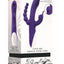 Lick Me Triple Stim Rechargeable Silicone Vibrator - Purple