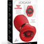 Lickgasm Kiss Me More Kissing, Sucking and Vibrating Rechargeable Silicone Clitoral Vibrator - Red
