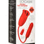 Lickgasm Magic Kiss Kissing Rechargeable Silicone Clitoral Stimulator with Thrusting Vibrator