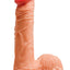 Lifelikes Vibrating Royal Prince Dildo - Flesh/Vanilla - 6in