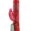 Lil Darlins Turtle Waterproof Rabbit Vibrator - Red