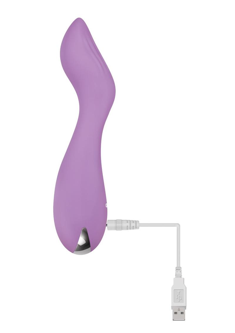 Lilac G Rechargeable Silicone Vibrator - Pink