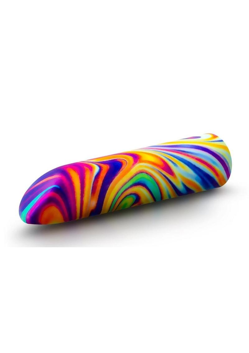 Limited Addiction Psyche Rechargeable Power Vibrator - Multicolor/Rainbow