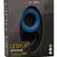 Link Up Optimum Rechargeable Silicone Cock Ring - Blue