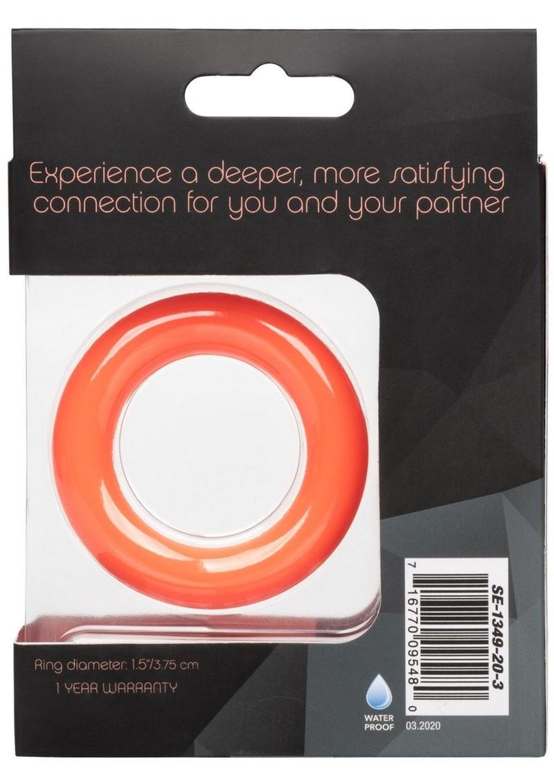 Link Up Ultra-Soft Verge Silicone Cock Ring - Orange