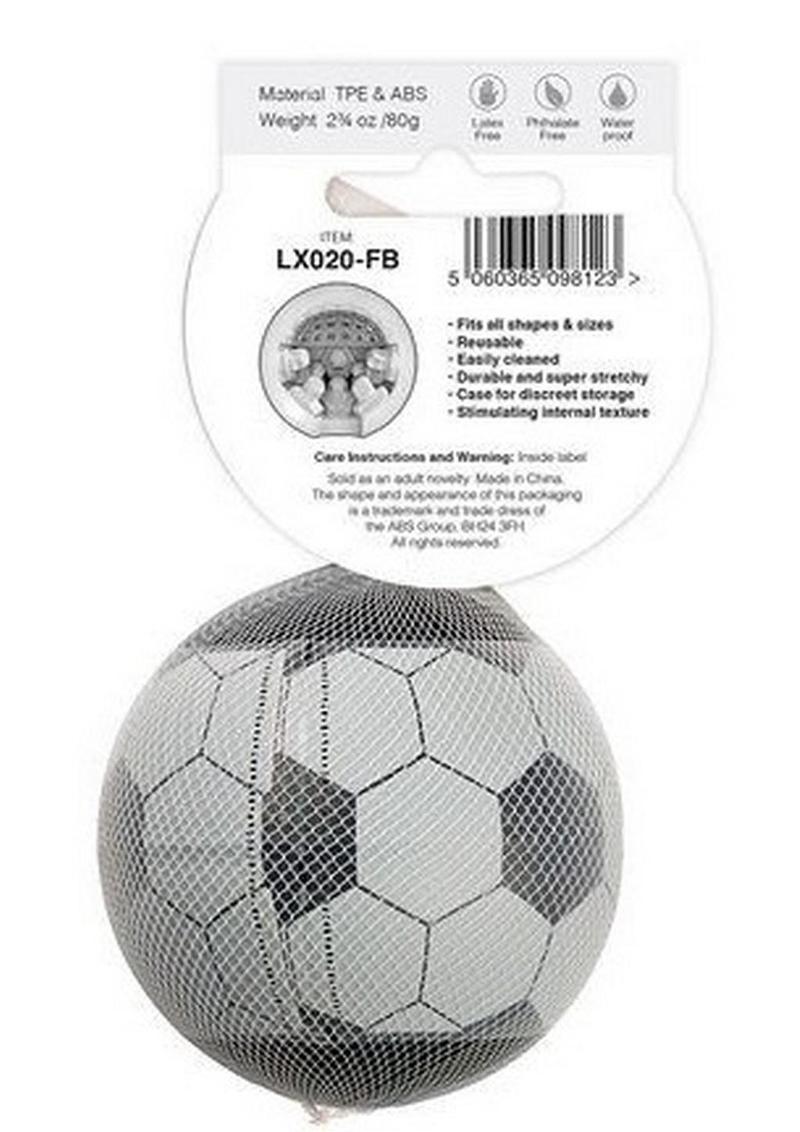 Linx Goal Stroker Ball Masturbator - Black/Clear