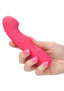 Liquid Silicone Pixies Ripple Rechargeable Vibrator - Pink