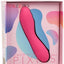 Liquid Silicone Pixies Ripple Rechargeable Vibrator - Pink