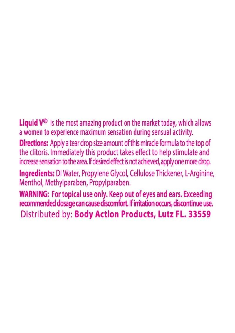 Liquid V Stimulating Gel For Women - 0.3 Oz