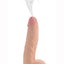 Loadz Dual Density Squirting Dildo - Vanilla - 10in