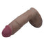 Loadz Dual Density Squirting Dildo - Chocolate - 8in