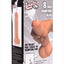 Loadz Dual Density Squirting Dildo - Vanilla - 8in