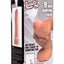 Loadz Dual Density Squirting Dildo - Vanilla - 9in