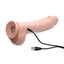 Loadz Vibrating Squirting Dildo with Remote - Vanilla - 8.5in