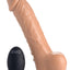 Loadz Vibrating Squirting Dildo with Remote Control - Caramel - 8.5in