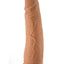 Lock On Dynamite Dildo with Suction Cup Adapter - Caramel - 7in