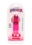 Lollipop Slim Stick Dildo with Balls - Cherry Ice/Red - 6in