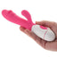 Lotus Sensual Massager #1 Silicone Rabbit Vibrator - Pink/White