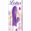 Lotus Sensual Massager #1 Silicone Rabbit Vibrator - Purple/White